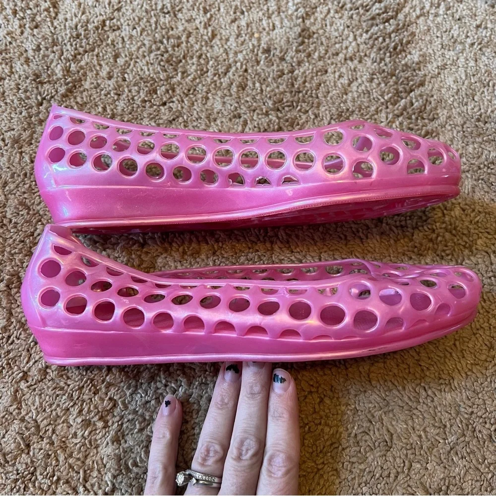 Pink Vintage Jelly Women's Shoes - Picture 5 of 7
